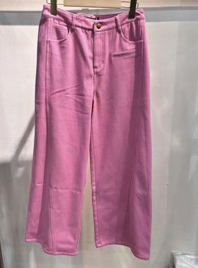 亮点GZ-冬装加绒直筒休闲牛仔裤8248