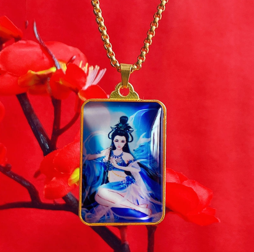 吊坠男女平安挂饰灵狐玄狐蓝狐娘娘白狐红狐帅主双面项链