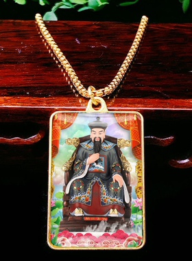 黑老太太吊坠黑妈妈黑奶奶神像胡三太爷常三太爷项链男女结缘