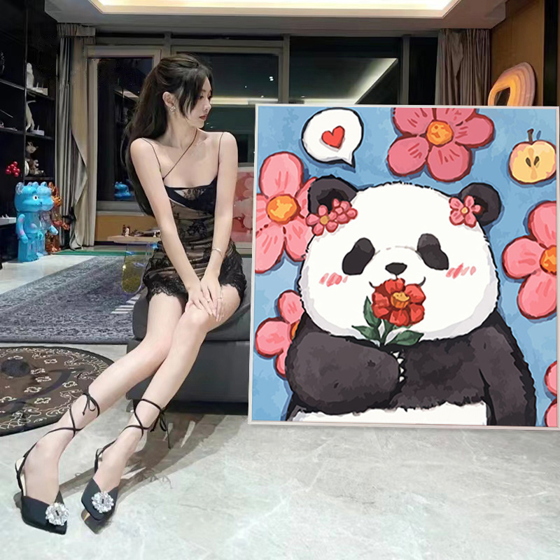 钻石画2025新款卡通动漫手工5d贴满钻石十字绣刺绣卧室装饰画减压图片