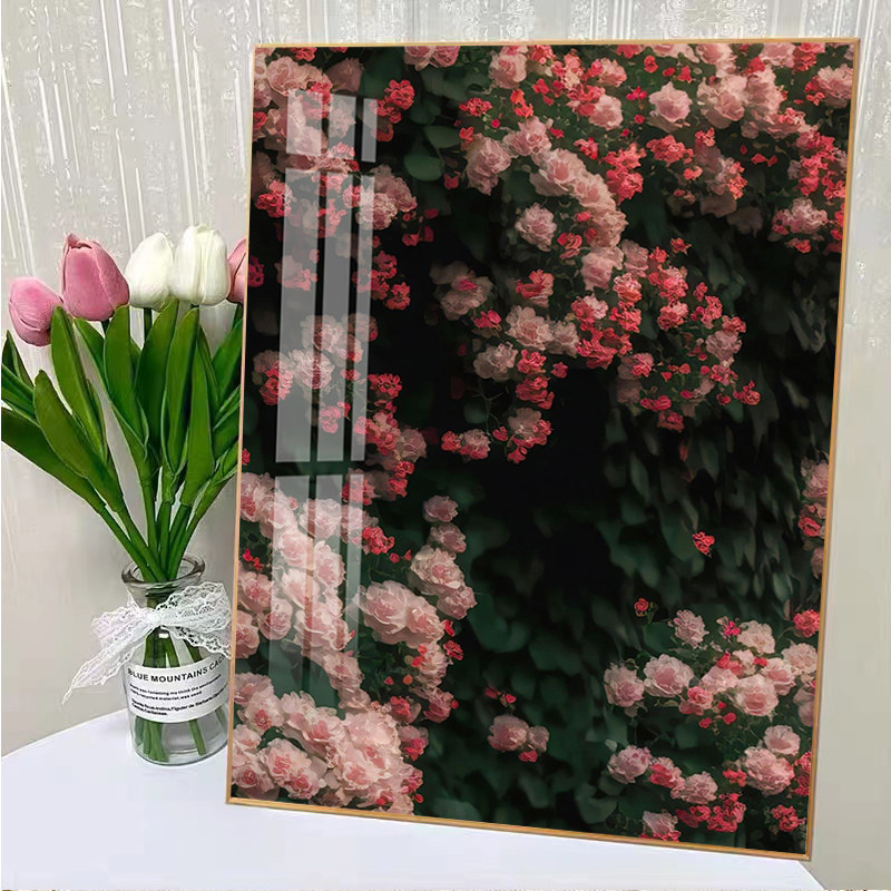 绯蔷簇锦高级感钻石画2025年新款无聊解闷手工5d十字绣粘贴水晶钻