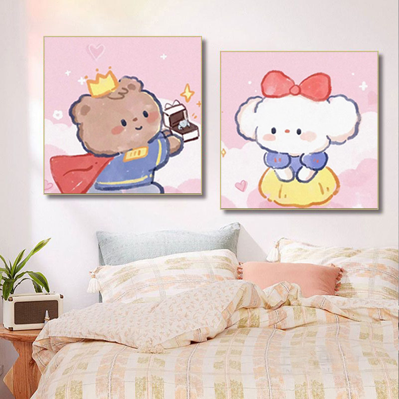 钻石画新款王子与公主求婚纪念日组合画七夕情人节礼物十字绣diy