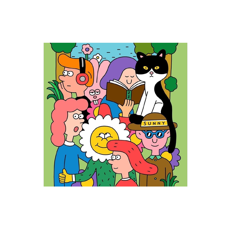 钻石画满钻新款韩国漫画趣味儿童房卧室装饰画十字绣手工diy线绣