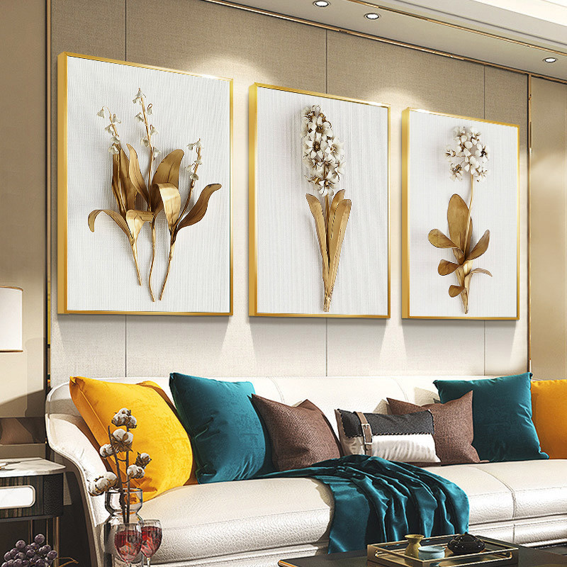 2025新款贴钻十字绣砖石画客厅简约现代植物花卉北欧5d钻石画满钻