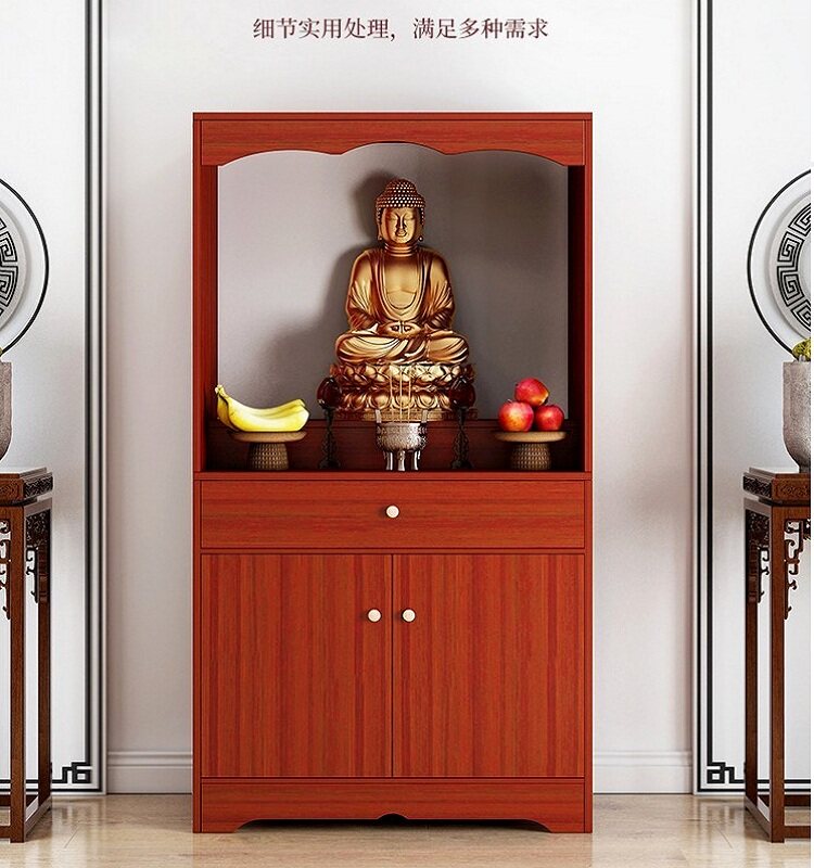佛龛观音摆放架供佛用的放观音菩萨的柜子佛坎柜仙堂柜佛柜轻奢