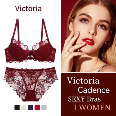 维多利亚性感内衣高端文胸套装法式蕾丝内衣内裤聚拢上托大码胸罩