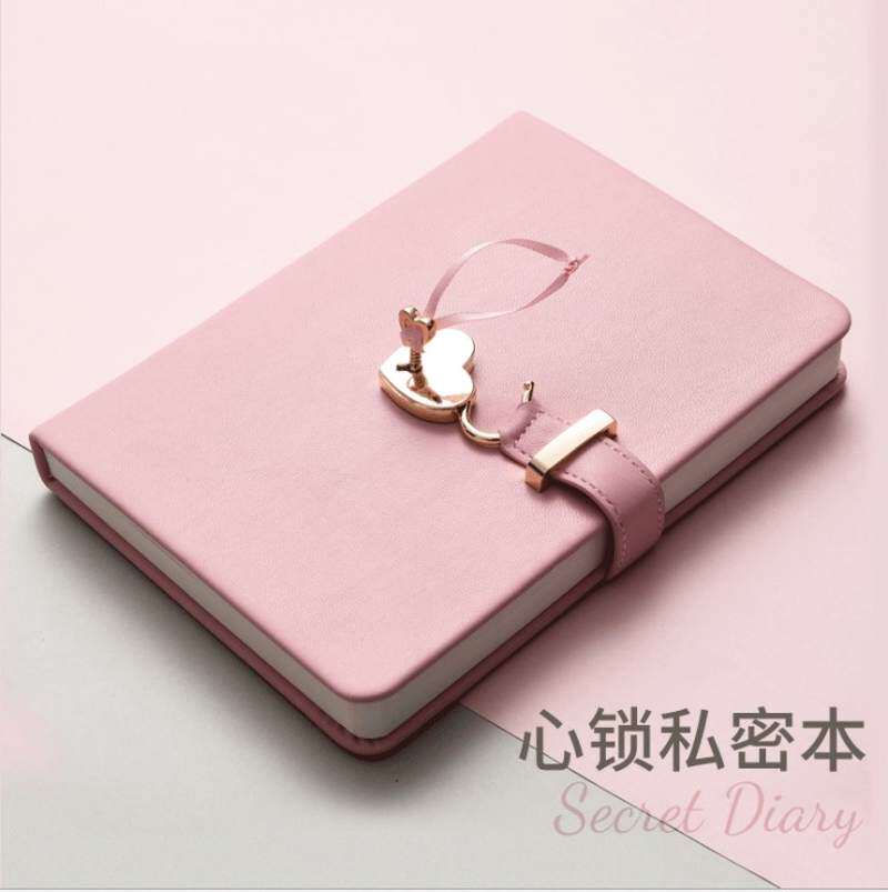精致好看的小众笔记本子小巧颜值高闺蜜手账本日记本女生秘密带锁