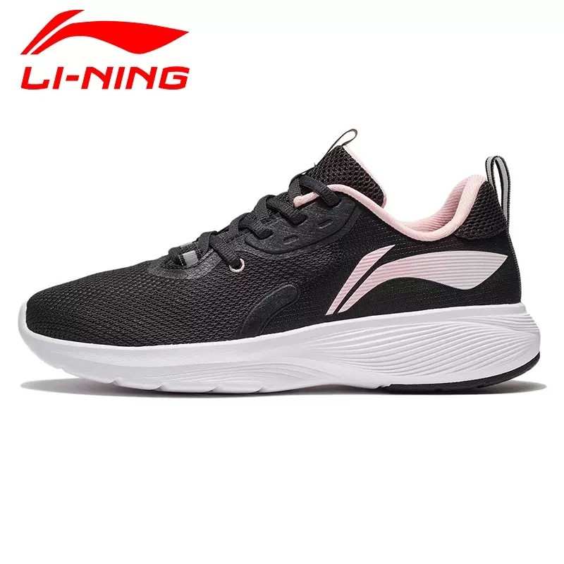 李宁跑步鞋女鞋夏季网面新款透气跑鞋女子软底减震健身运动鞋
