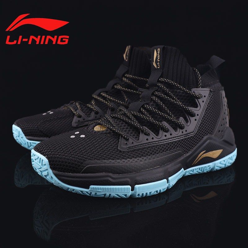 李宁篮球鞋男鞋裂变v5韦德系列cba战靴全天耐磨音速7球鞋abap027