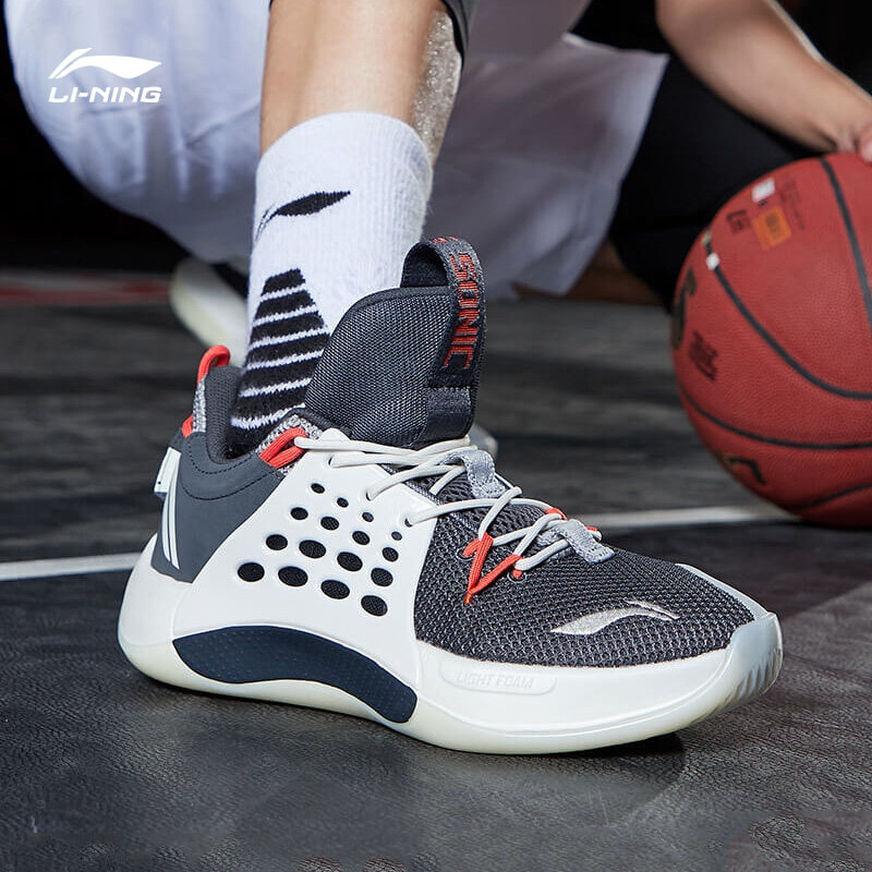 李宁篮球鞋男音速7low低帮耐磨减震回弹专业比赛实战球鞋abap033