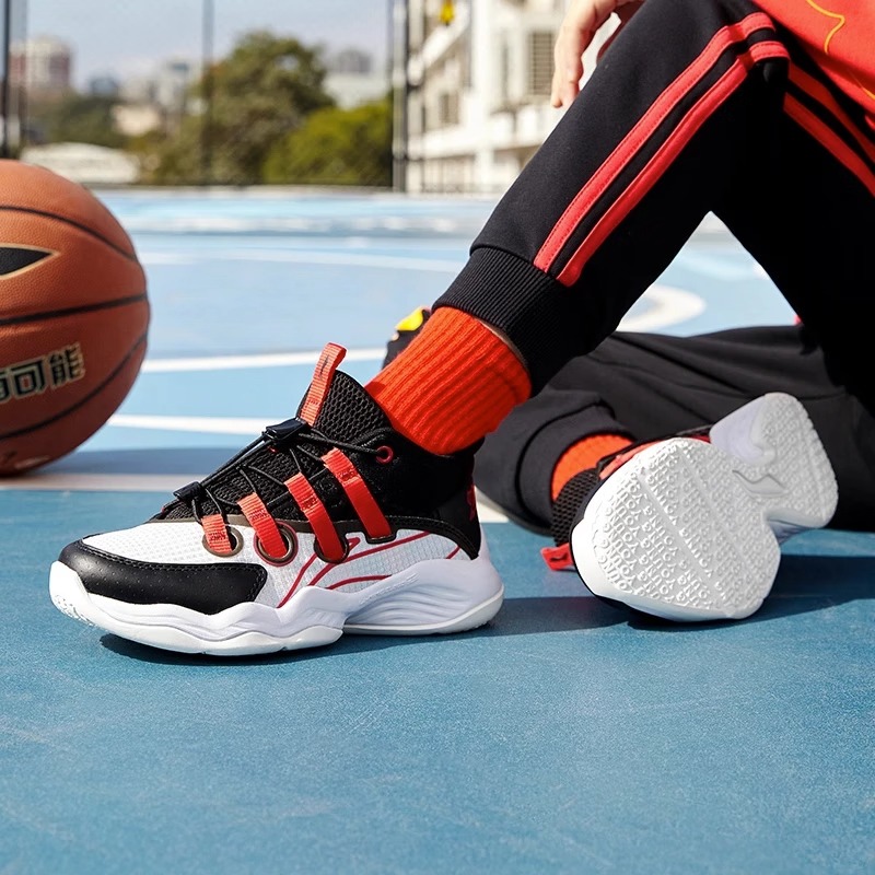 李宁青少年减震透气低帮透气