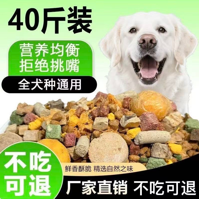 通用型狗粮大袋牛肉味小型批发专用大型犬流浪狗10斤装成犬幼犬