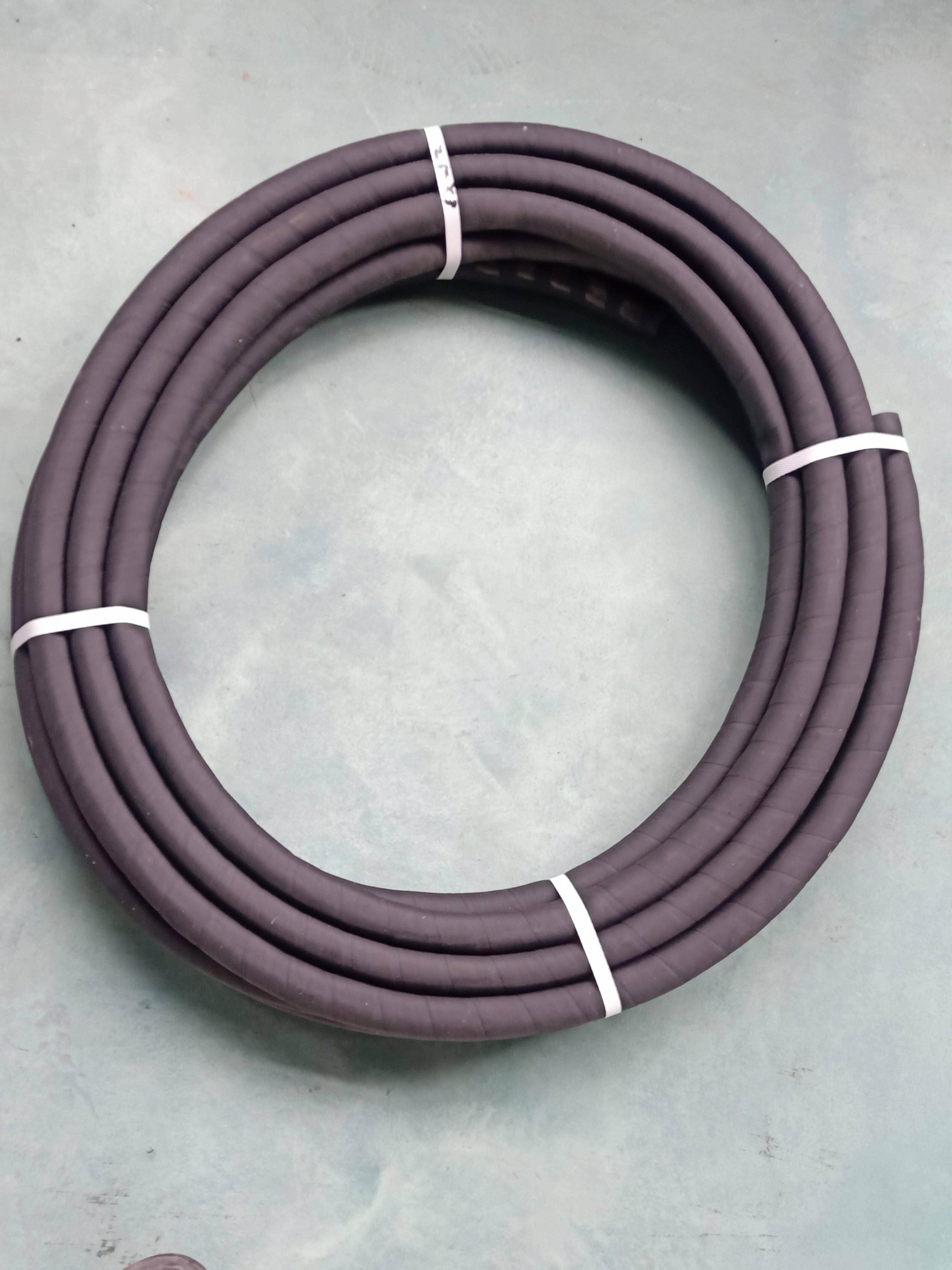 黑色夹布阻燃橡胶管防火电缆电线穿线管19/25/32/40/r42/51/64/76