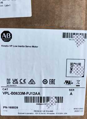 VPL-B0633M-PJ12AA AB罗克韦尔伺服电机—议价