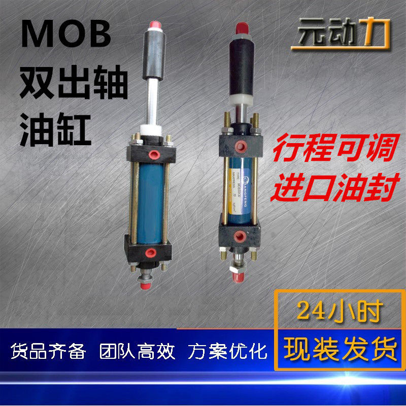 可调行程双出轴带磁液压缸图片