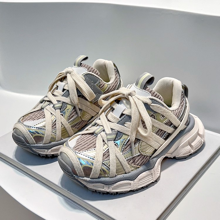 儿童鞋子女童运动鞋巴家老爹鞋