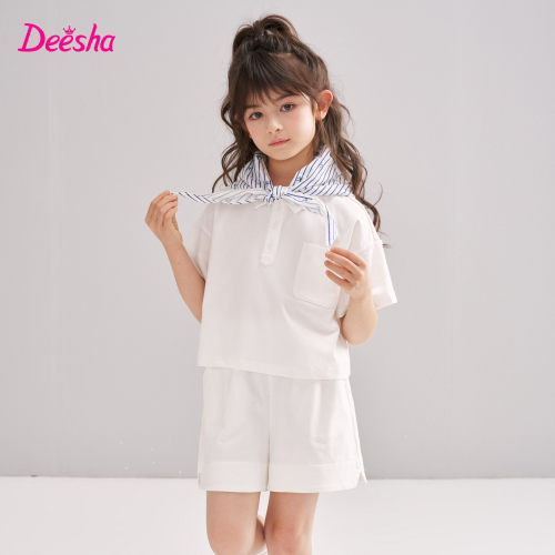 笛莎童装女童夏季套装