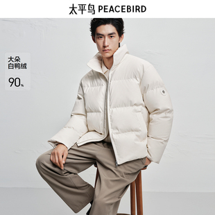 【商场同款】太平鸟男装 休闲羽绒服满版立体肌理羽绒服B1ACF4464