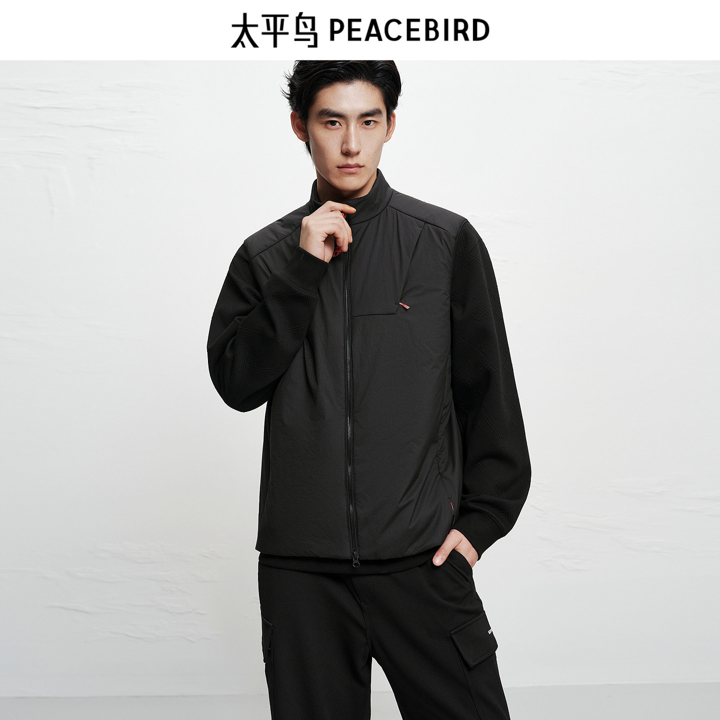 【商场同款】太平鸟男装 休闲马甲撞色缝标时尚马甲潮 B2AGF4190,男装,常规马甲,淘宝优惠券,粉丝福利购,淘宝优惠卷