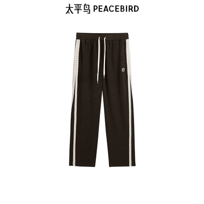 【商场同款】太平鸟男装休闲裤冬季灯芯绒直筒卫裤 B1GME4333