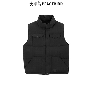2024年冬季 太平鸟男装 潮流羽绒马甲男B1AGE4290 商场同款