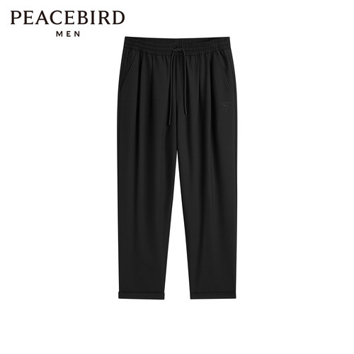 太平鸟男装 春季抽绳休闲长裤男B1GBE1238