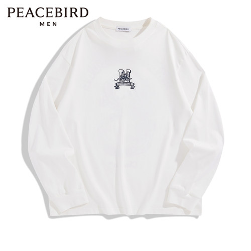【CNY新年系列】太平鸟男装春季休闲长袖T恤 B2CPE1127