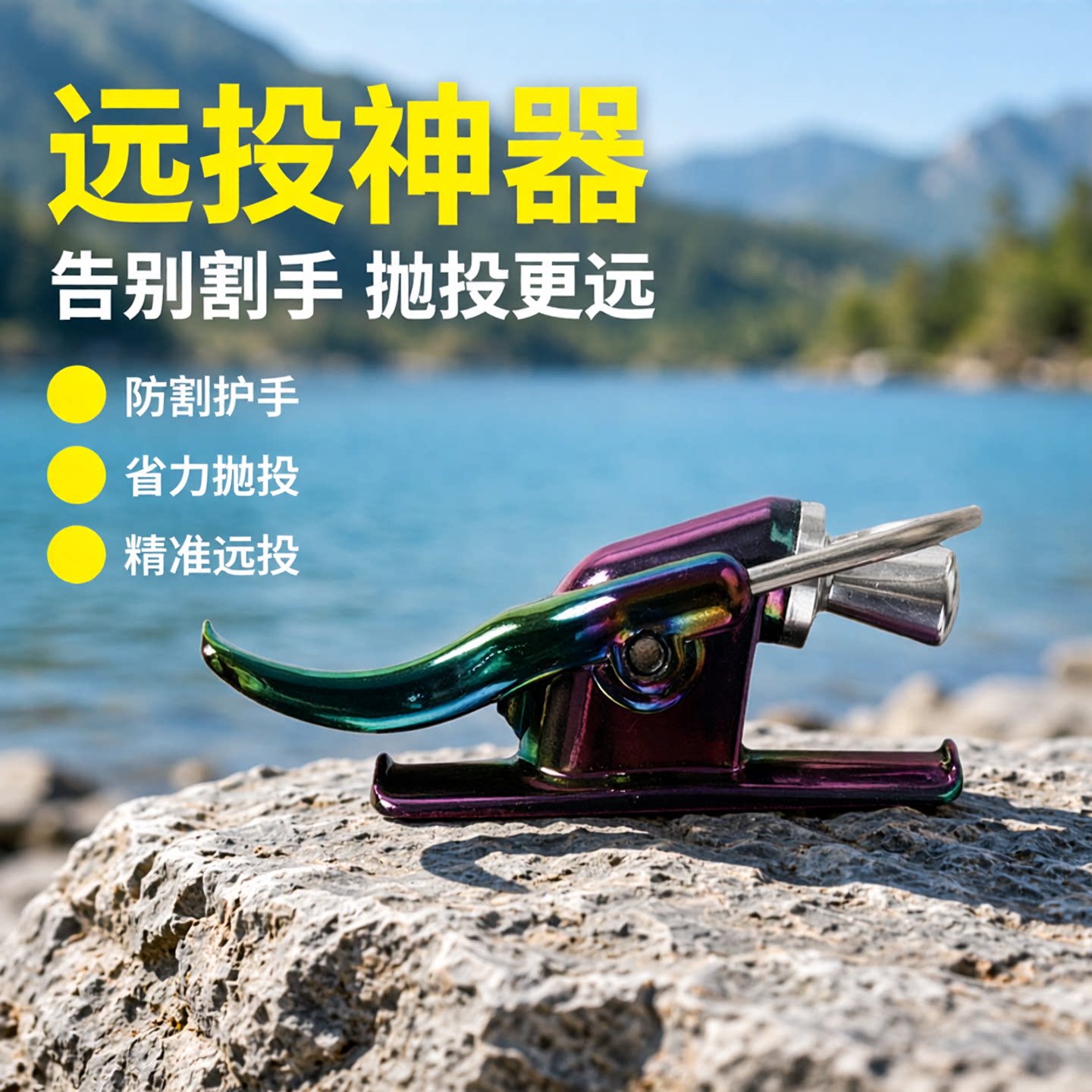 海钓路亚纺车轮远投防伤手触发器
