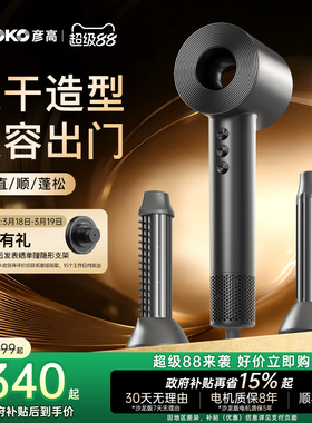 AKOKO彦高电吹风机高速家用护发等离子速干大功率理发店专用风筒