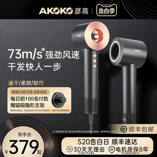 AKOKO彦高电吹风机高速家用护发负离子速干大功率理发店专用风筒