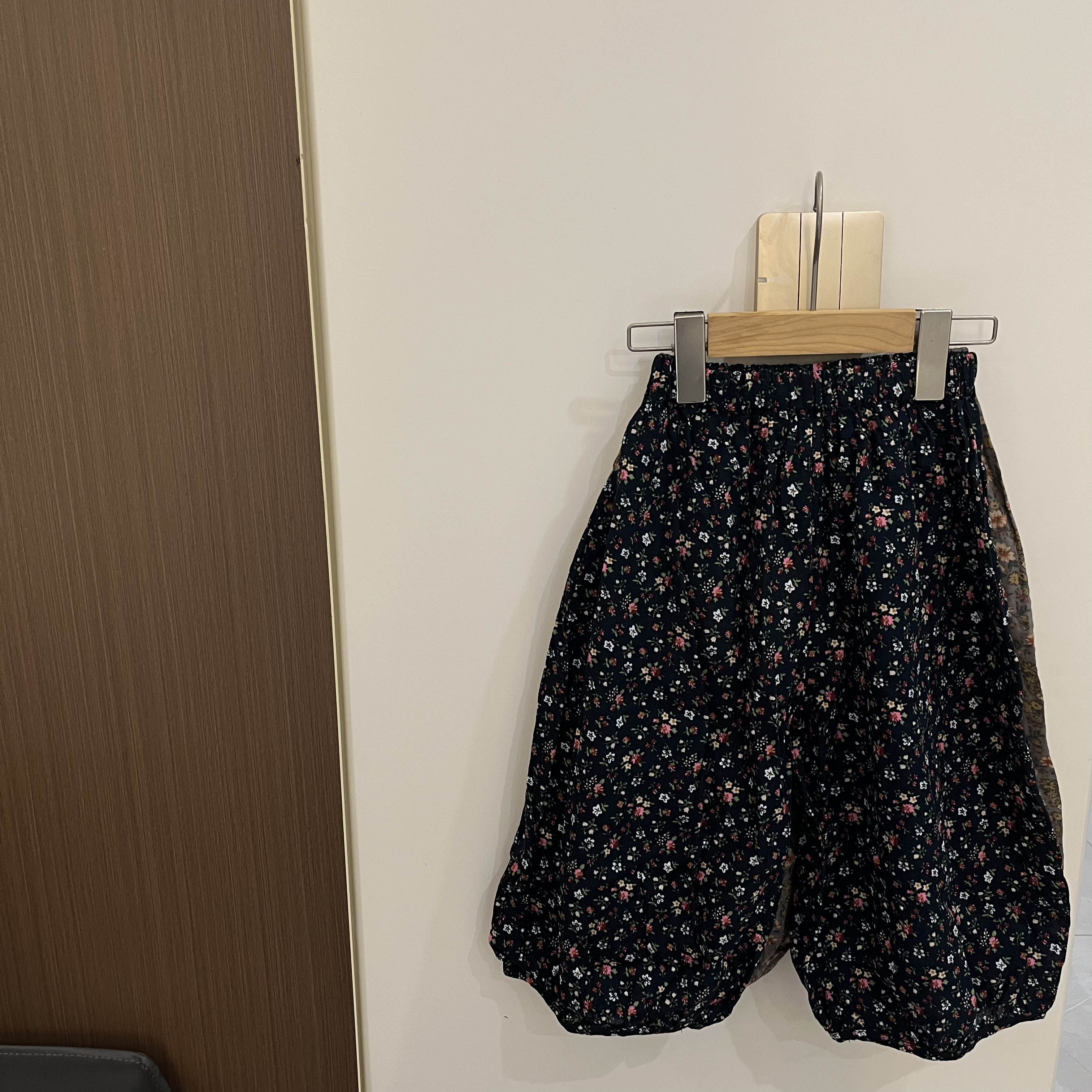 幼儿圈女童防蚊裤夏季薄款凉快宽松裤子小碎花女孩灯笼裤韩版洋气