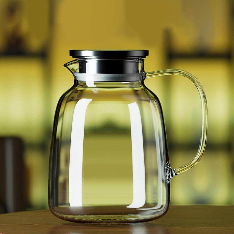 大容量耐热高硼硅玻璃水壶耐高温家用凉水杯泡茶壶开水瓶冷水壶
