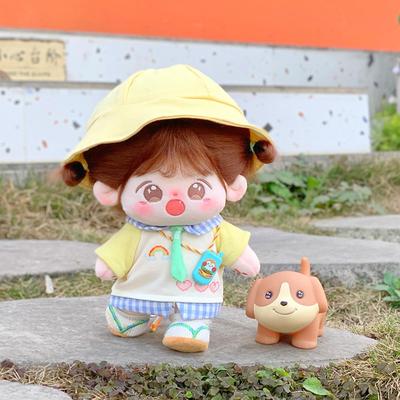 棉花娃娃假两件格子衬衫