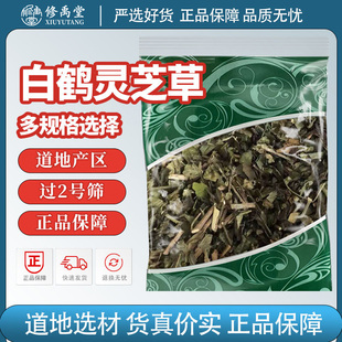 白鹤灵芝草正品新货中草药白鹤灵芝