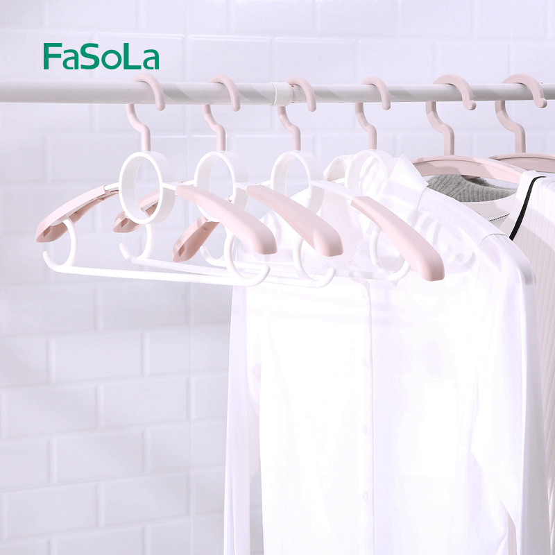 fasola家用衣架挂衣服多凉衣架功能西装大衣衣架宽肩无痕防滑加宽