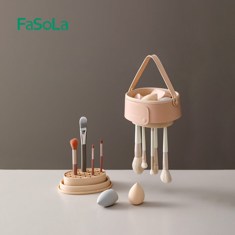 FaSoLa洗晾一體化妝刷粉撲清洗碗