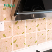 FaSoLa透明厨房贴纸墙贴墙纸自粘油烟贴墙贴防水防油灶台耐高温