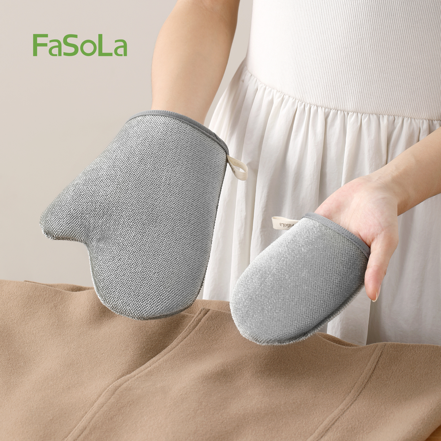 FaSoLa静电除毛手套猫毛粘毛器