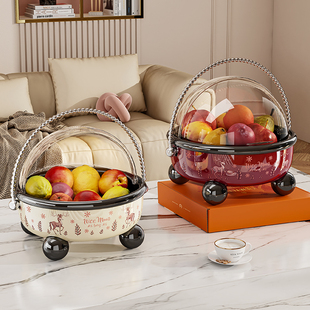 水果盘高颜值茶几客厅家用高档摆放坚果零食糖水果篮沥水篮干果盘