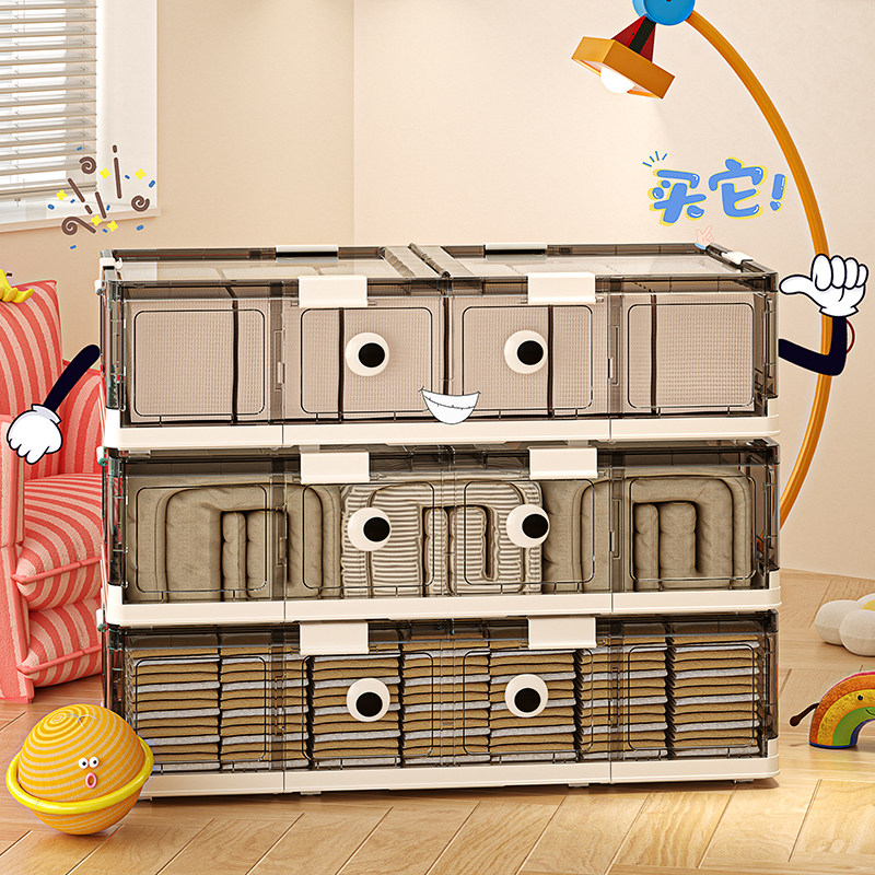 床底收纳箱带滑轮扁平抽屉式整理箱家用衣服被子储物箱床下收纳盒