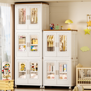 收纳柜折叠收纳箱家用客厅玩具零食置物柜卧室衣服被子整理储物柜