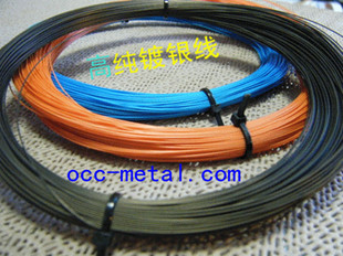 吉铨6N高纯OFHC无氧铜镀银单支线30AWG包特富龙过机音频连接线M11