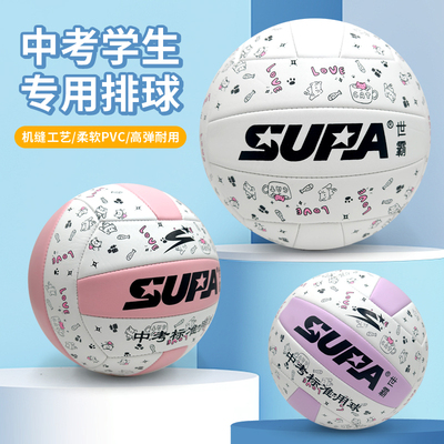 中考排球5号学生专用小学初中体育考试训练标准软式硬排手感柔软