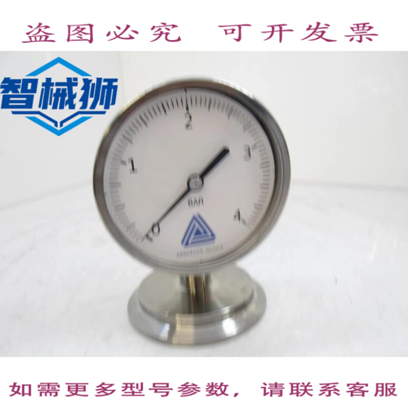 现货供应 ERSON NELE 160 PSI 油浸式压力表 EL 192010061011A000