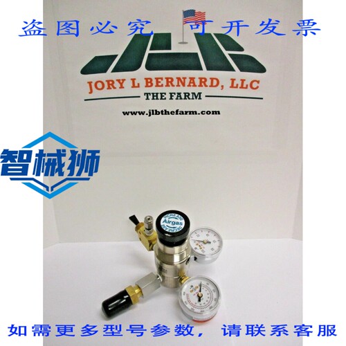 原装供应 AIRGAS 压力调节器 Y11-L244DLB 入口 3000PSIG 出口 60