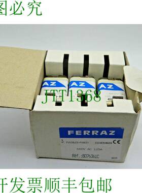 原装供应3 件装 Ferraz NH 保险丝 660V AC 125A NH 保险丝 NH-保