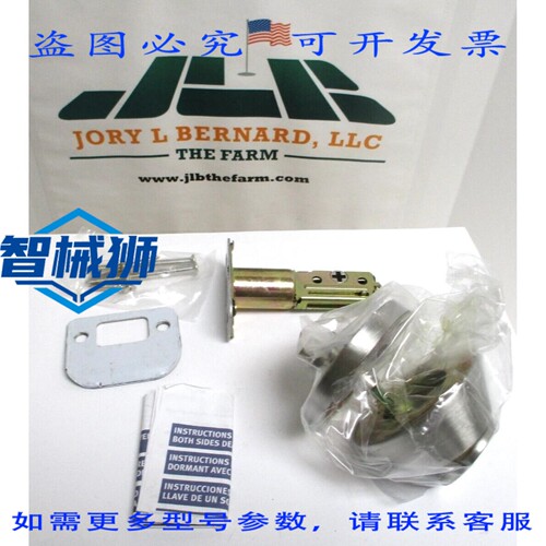 原装供应 FAULTLESS LOCKSET 门栓 D-261-DR61-9SP-BP 24 件装