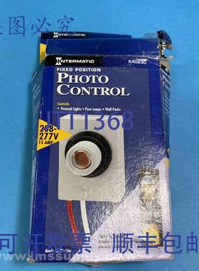 原装供应Intermatic K4023 光控器，208 至 277V 电压 FNOB