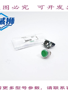 原装供应 XB4BP31EX 带弹簧复位的按钮开关（绿色）