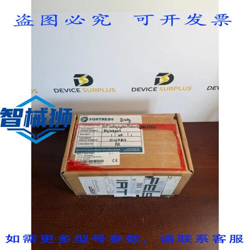 原装供应 FORTRESS INTERLOCKS ITM-00091495 NO2T6SE431T03500D1